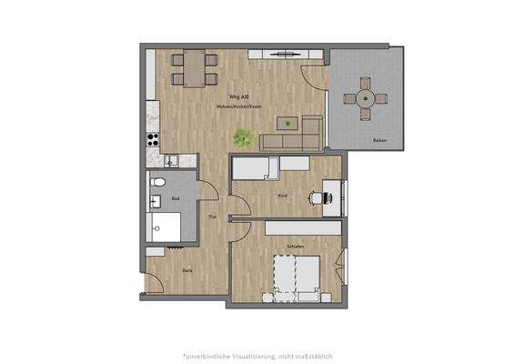 Grundriss Wohnung A10
