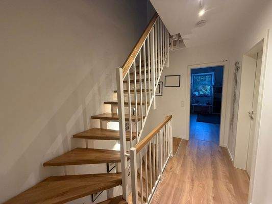 Treppe ins Dachgeschoss