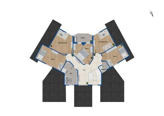 Grundriss Obergeschoss