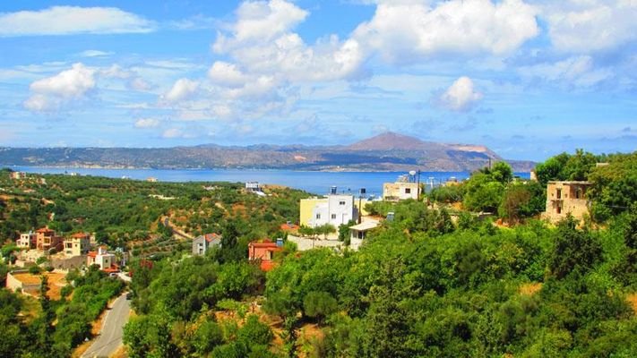 Kreta, Aspro: Hanggrundstück mit Meerblick zu verk