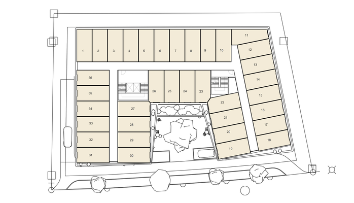 2. Obergeschoss (Muster; Hotel)