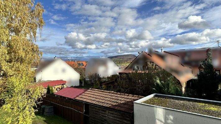 Blick vom großen Balkon