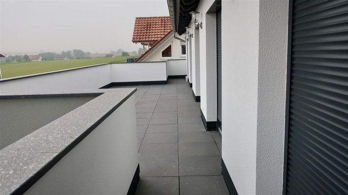 Balkon 1. OG  mit Blick nach Südwesten