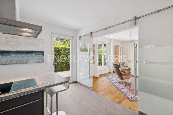 Direkter Außenzugang in die Küche