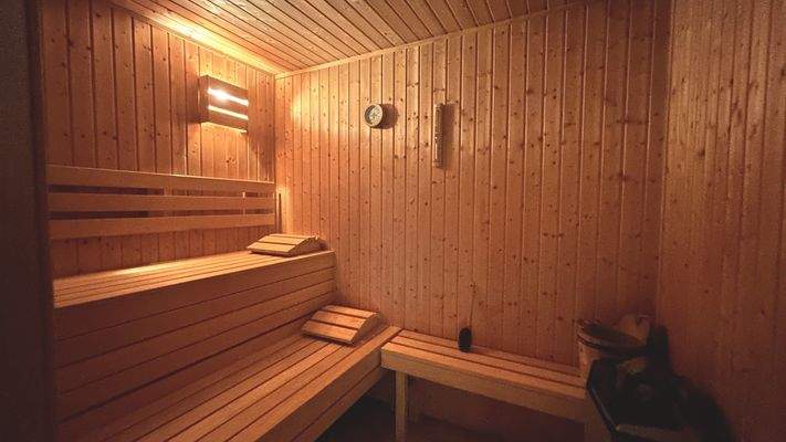 moderne Sauna mit Platz für 4-6 Personen
