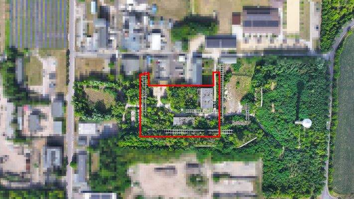 Vogelperspektive weit