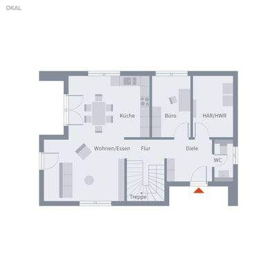 Grundriß Erdgeschoß 