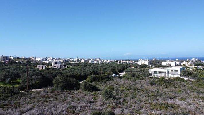 Kreta, Agios Onoufrios: Eckgrundstück mit Meerblick zu verkaufen