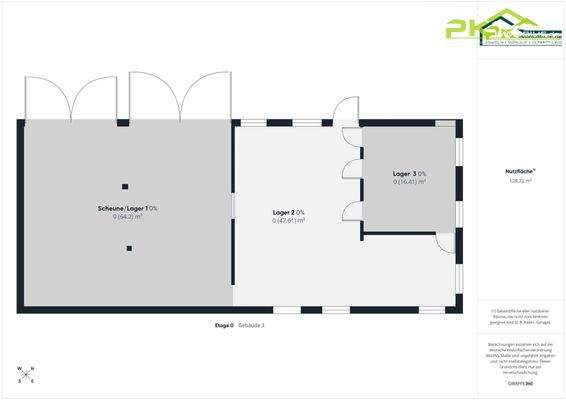 Grundriss Scheune EG