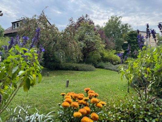 Idyllischer Blick vom Balkon