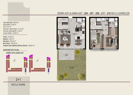 Apartments in an Elegant Project in Antalya Kepez