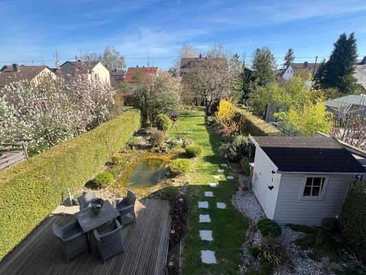 Gartenansicht von Haus 2