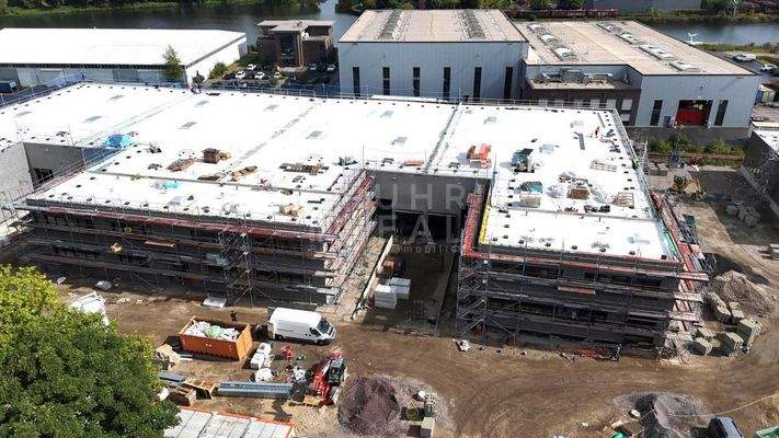 Drohnenansicht Halle A