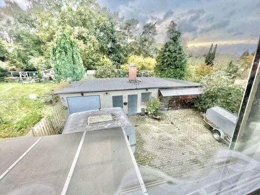 Ausblick in den Garten