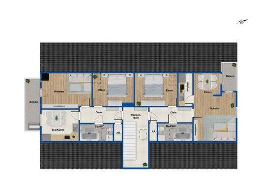 Grundriss Dachgeschoss