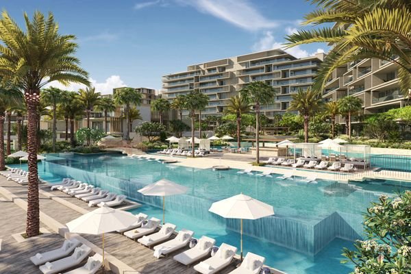 Six Senes Residences The Palm, Dubai - Main Pool Deck 2