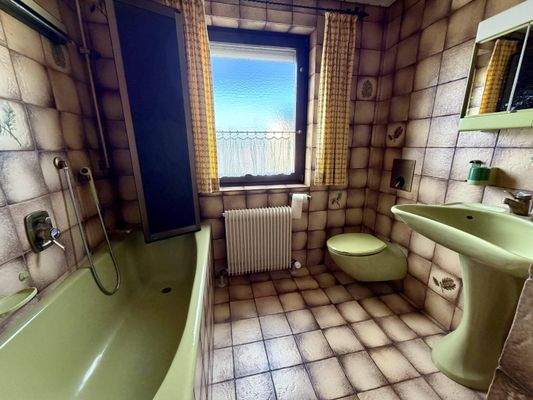 Badezimmer im Obergeschoss