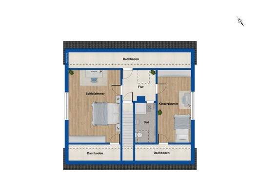 Grundriss Dachgeschoss