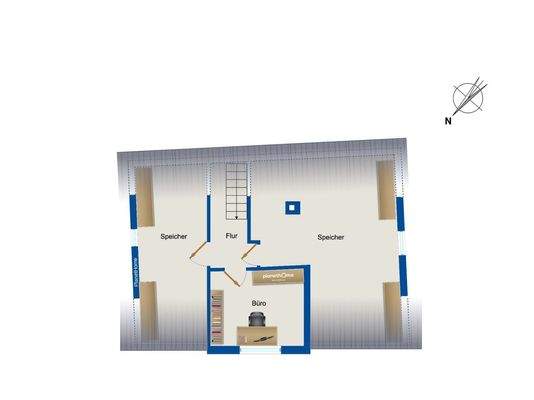 Grundriss Dachgeschoss