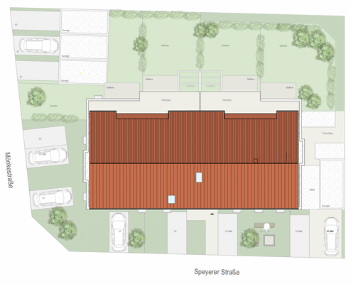 Anordnung Stellplätze