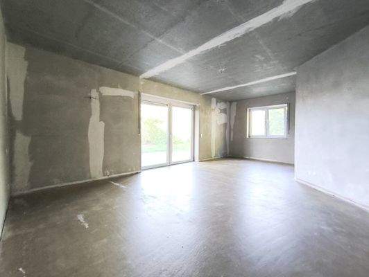 Blick ins Wohnzimmer