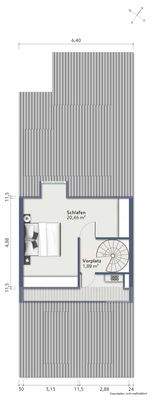 Grundriss obere Ebene