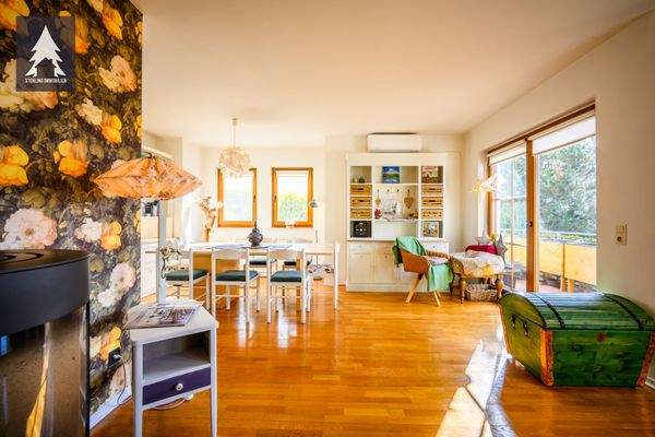 Wohnzimmer mit Essbereich