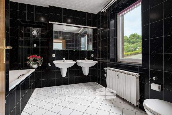 Tageslicht-Badezimmer EG - linker Hauseingang 