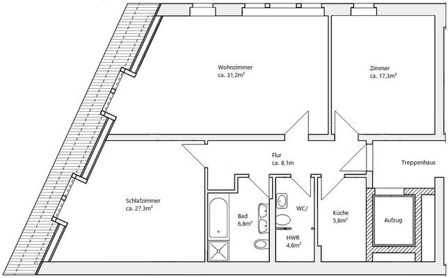 Wohnungsgrundriss