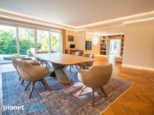 Blick Salon Terrasse