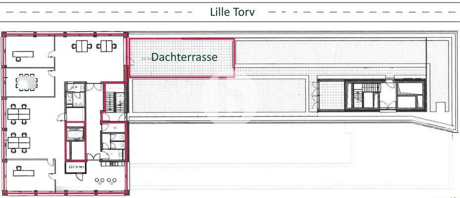 4. Obergeschoss mit ca. 431 m², inkl. ca. 70 m² Dachterrasse