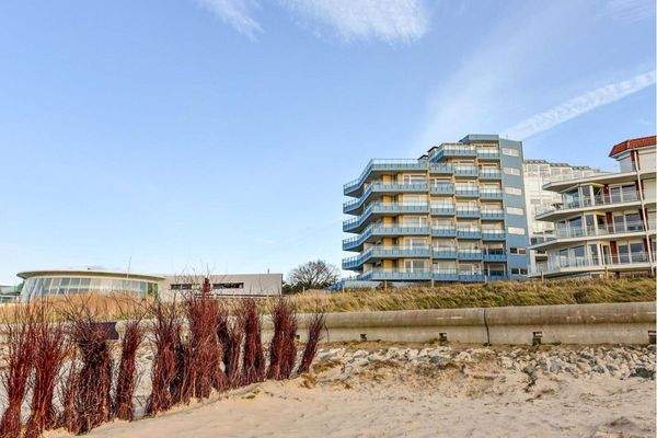 Hausansicht vom Strand aus