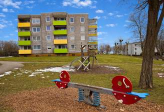 Blick auf den Balkon
