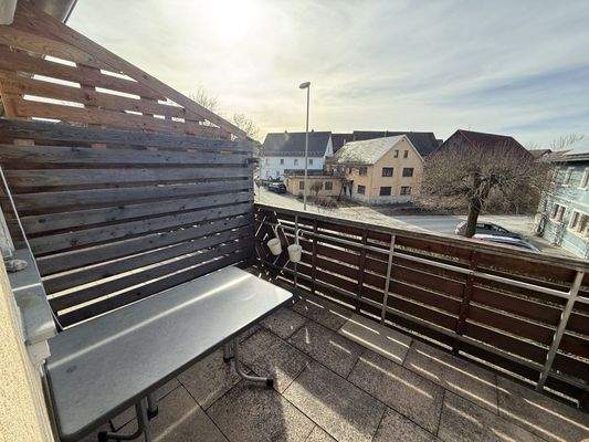 Balkon West-Ausrichtung Hinterhaus