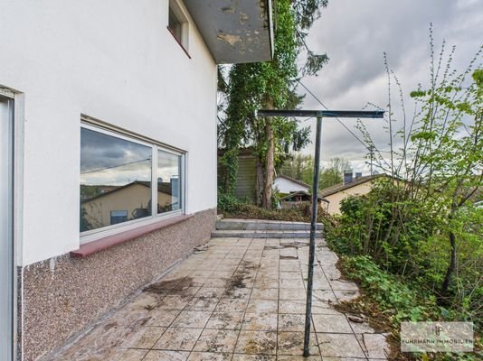 Terrasse im UG