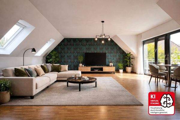 Wohnzimmer OG visualisiert