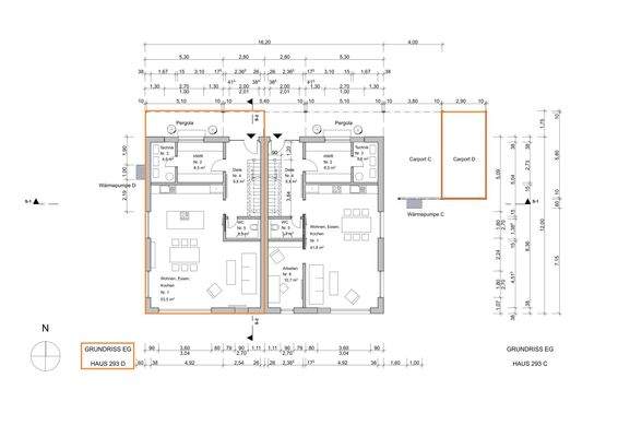 Grundriss Erdgeschoss (Haus D)