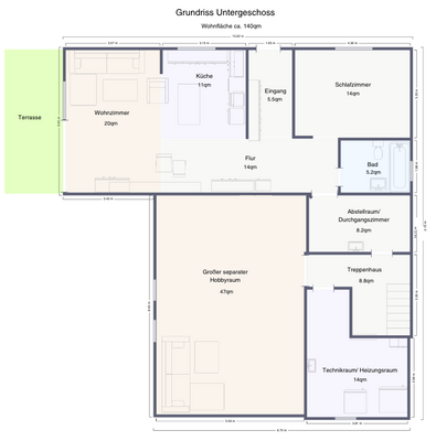 Grundriss Untergeschoss