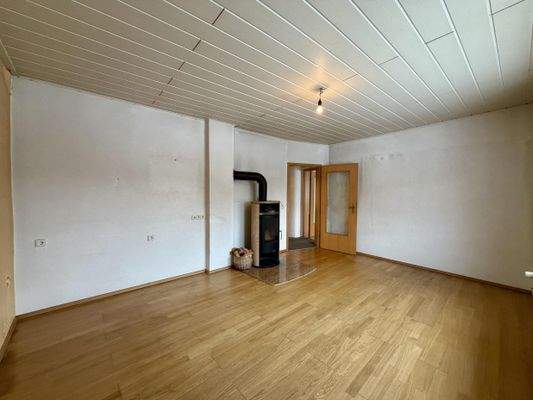 Wohnzimmer mit Kamin