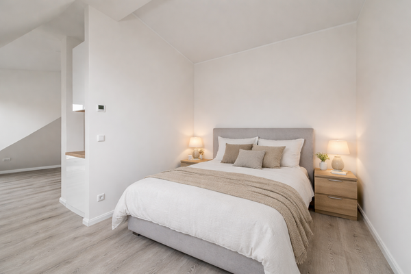 Schlafen digital möbliert