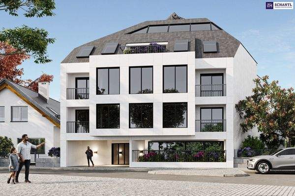 Fassade, Haupteingang, Visualisierung