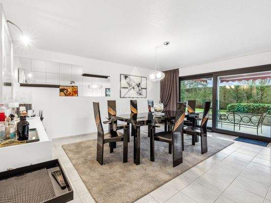 Essbereich im Untergeschoss