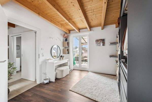 Schlafzimmer Balkonblick WE3