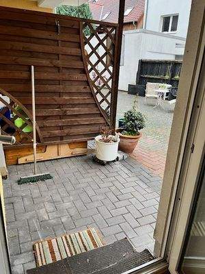 Terrasse zum Gartenbereich