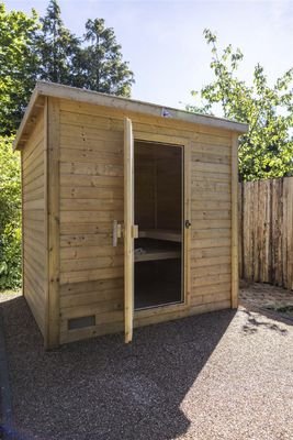 Highlight: Sauna im Garten