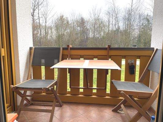 Frühstücks-Loggia nach Osten