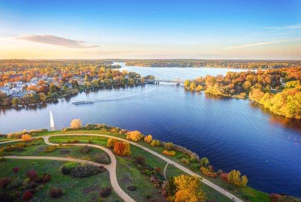 Potsdam, Luftaufnahme