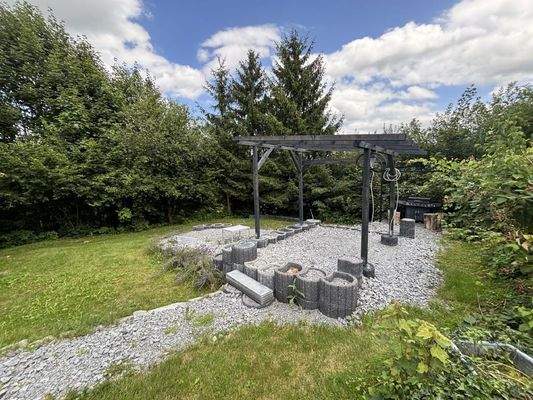 Gartenhaus vorbereitet