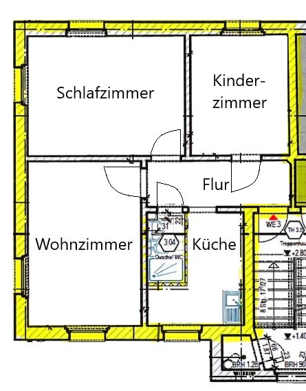 3 Zimmer Wohnung in Chemnitz (Wittgensdorf)