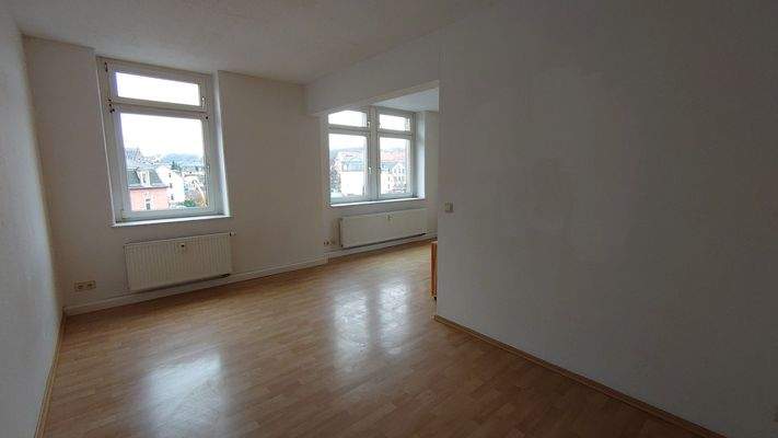 Blick aus dem Schlafbereich